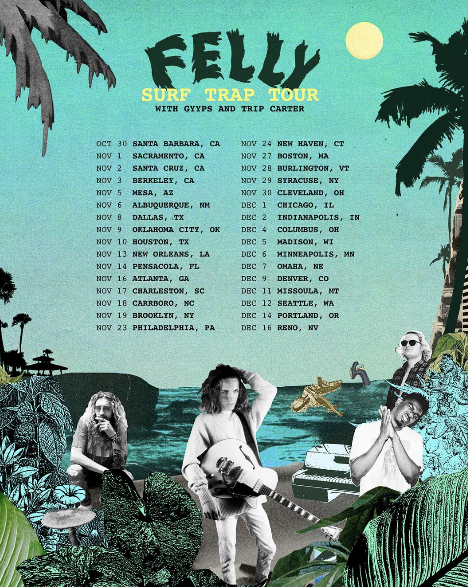 Felly announces Surf Trap Tour and releases new single “Miami” with